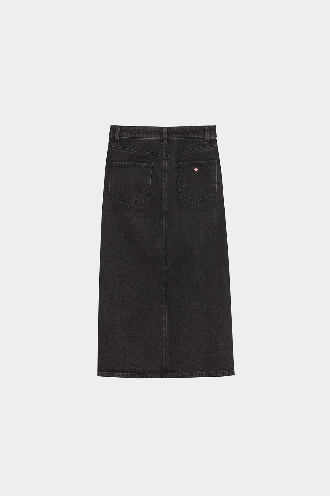 FALDA MIDI TACHUELAS DENIM