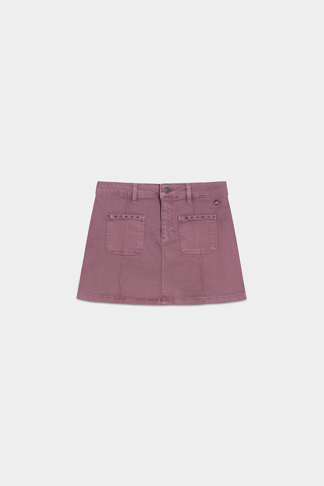 FALDA MINI BOLSILLOS TACHAS