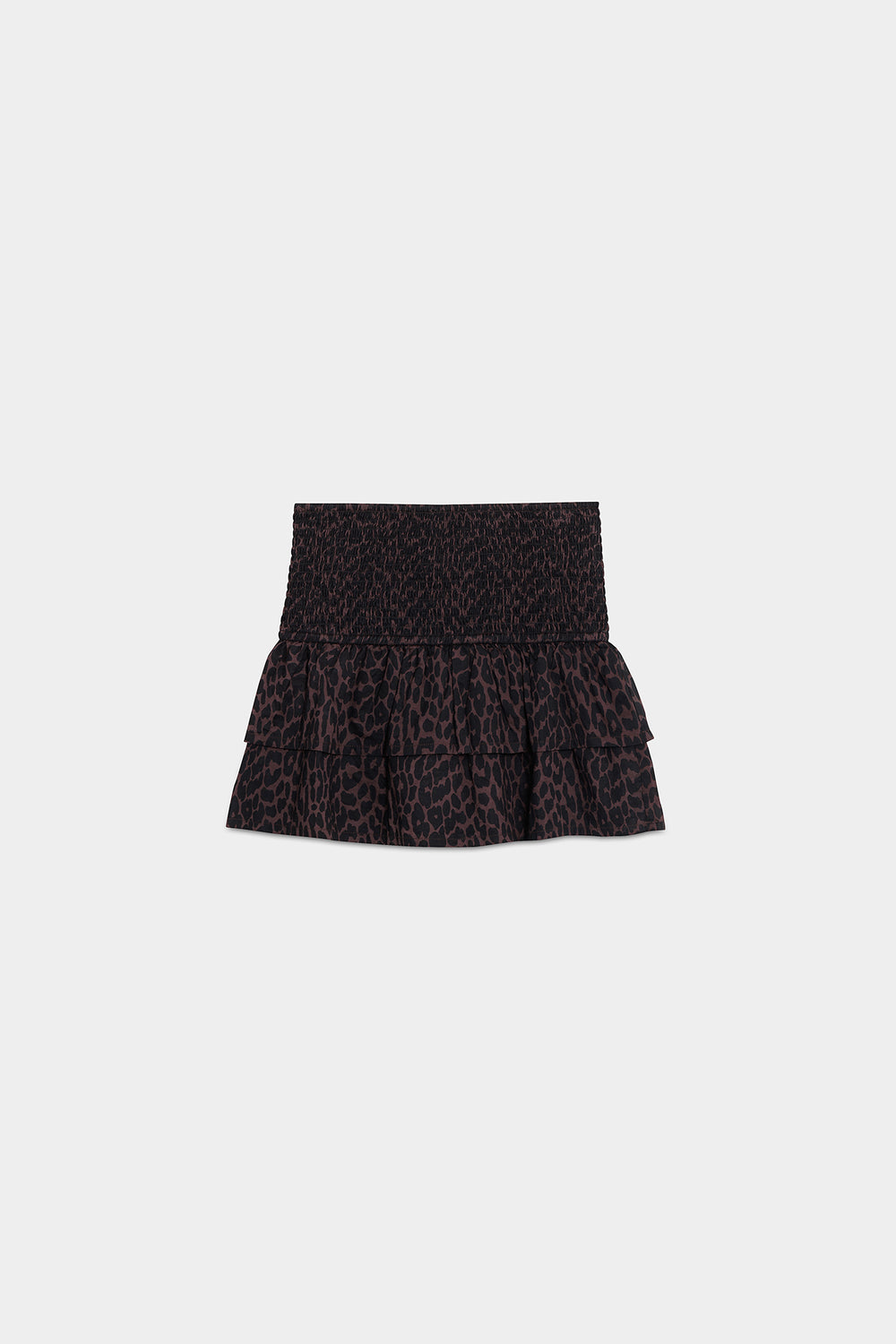 LEOPARD PRINT MINI SKIRT