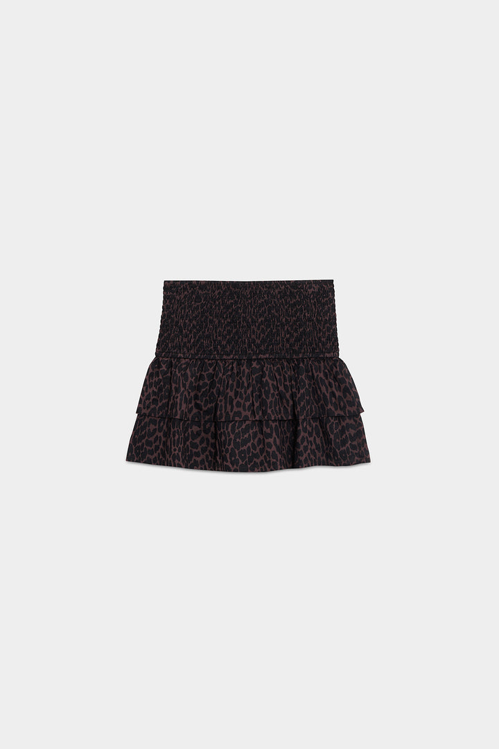 FALDA MINI LEOPARDO