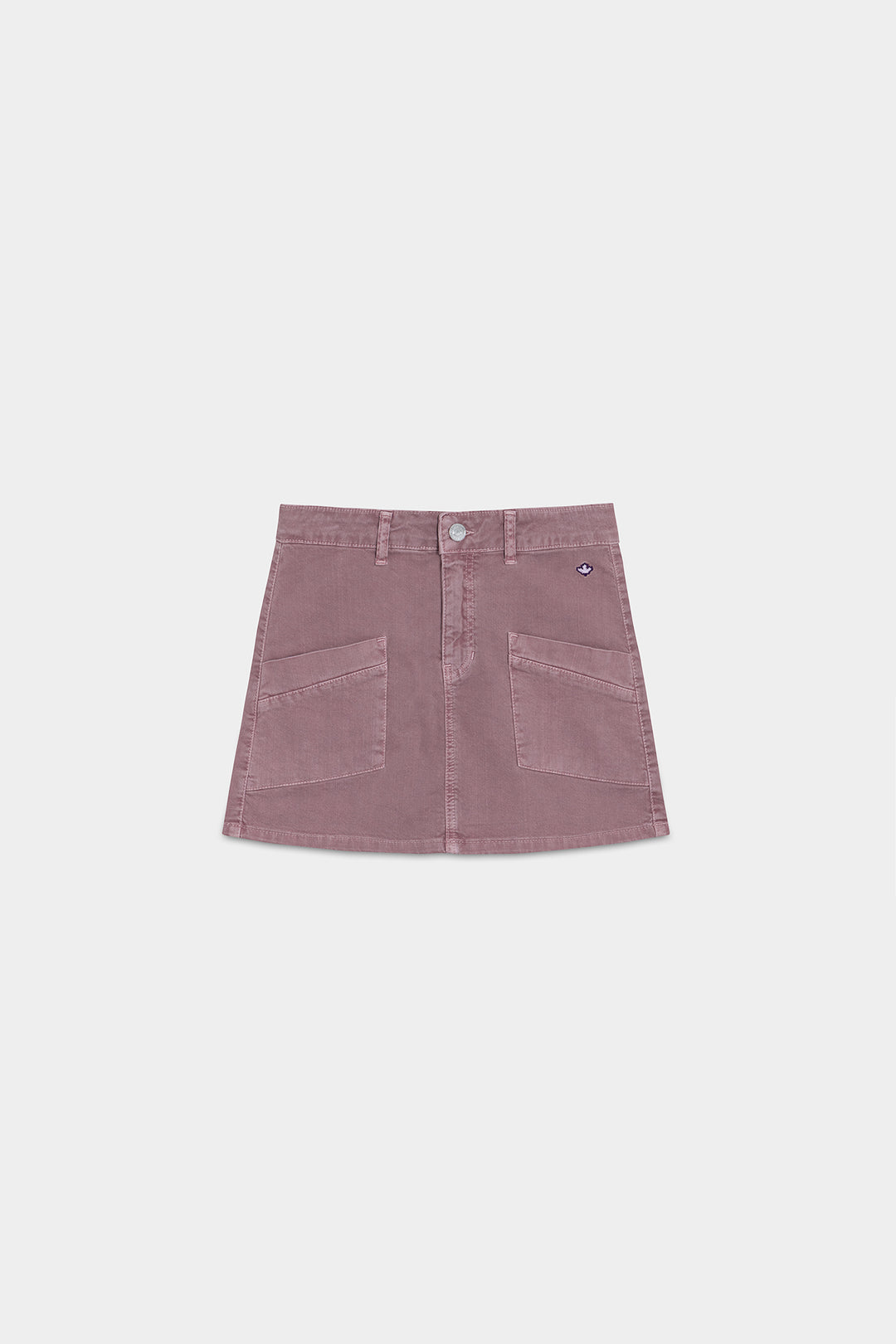 DENIM MINI SKIRT WITH POCKETS