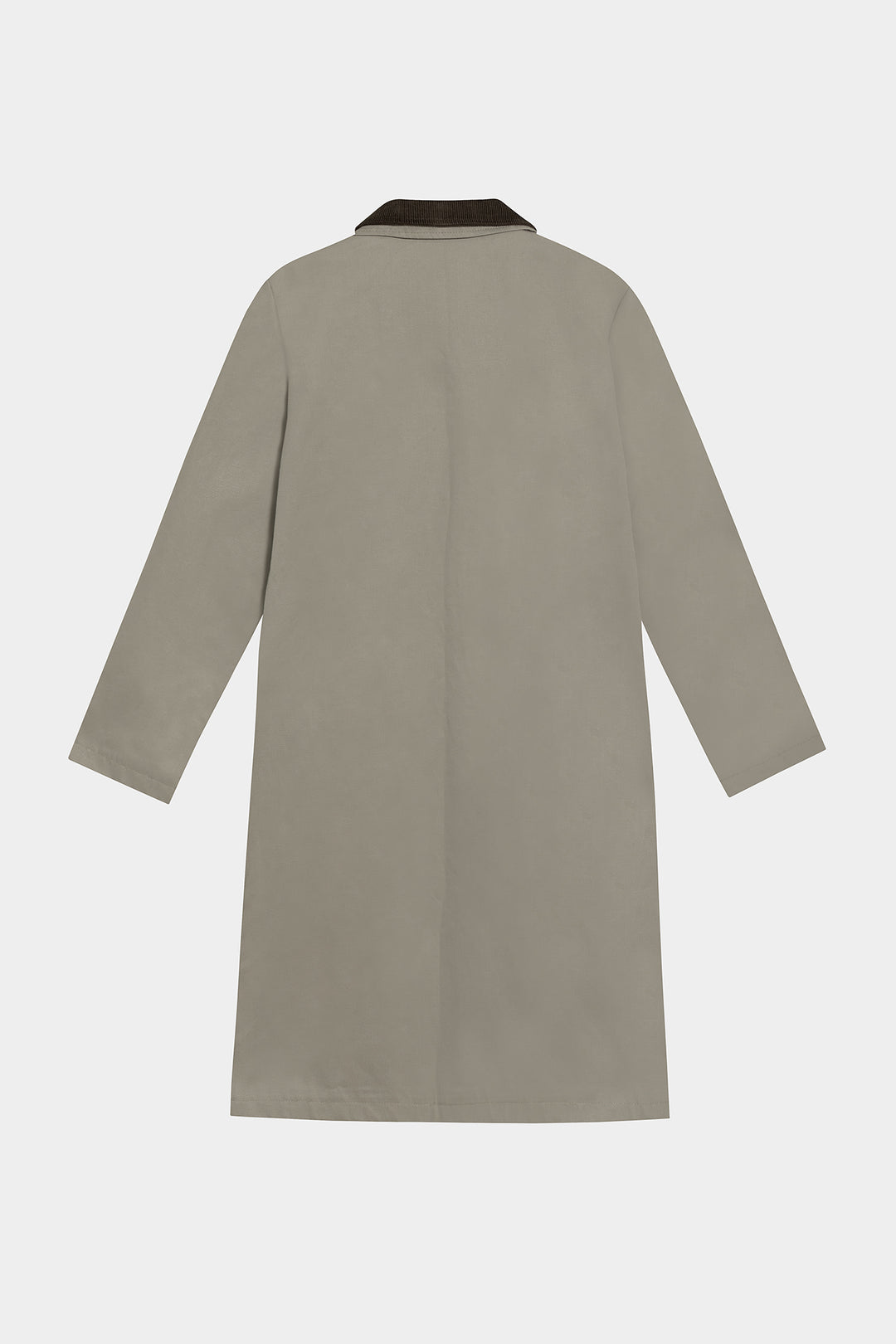LONG CORDUROY COLLAR TRENCH COAT