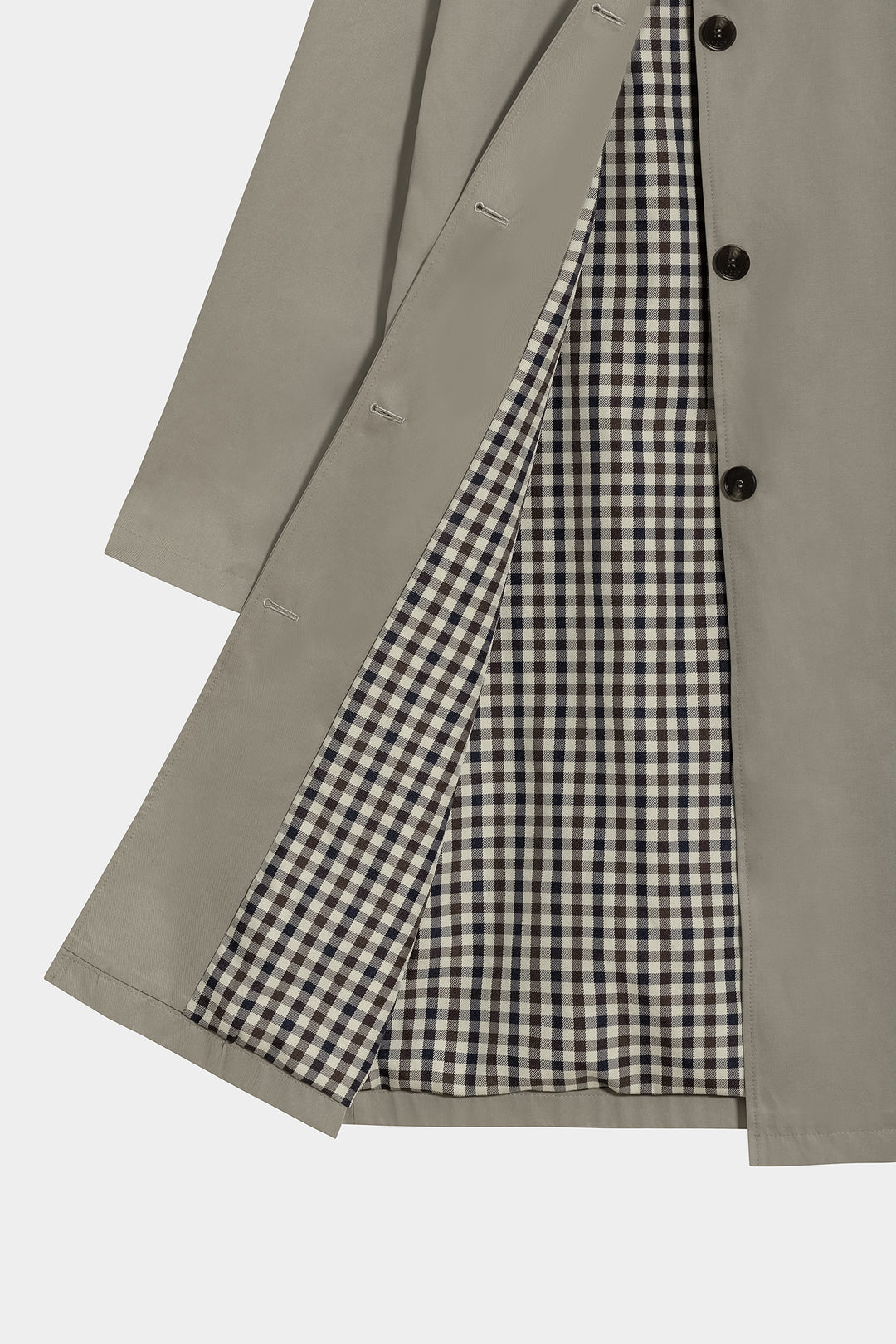 LONG CORDUROY COLLAR TRENCH COAT