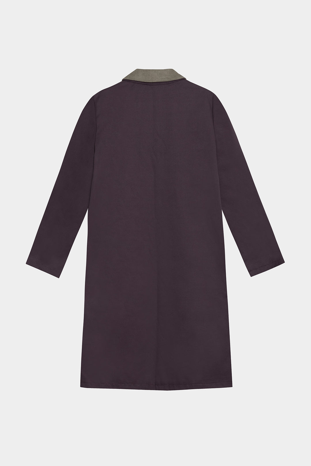 LONG CORDUROY COLLAR TRENCH COAT