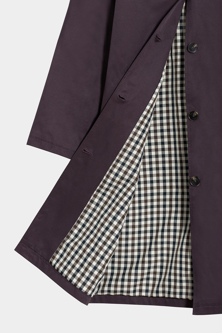LONG CORDUROY COLLAR TRENCH COAT
