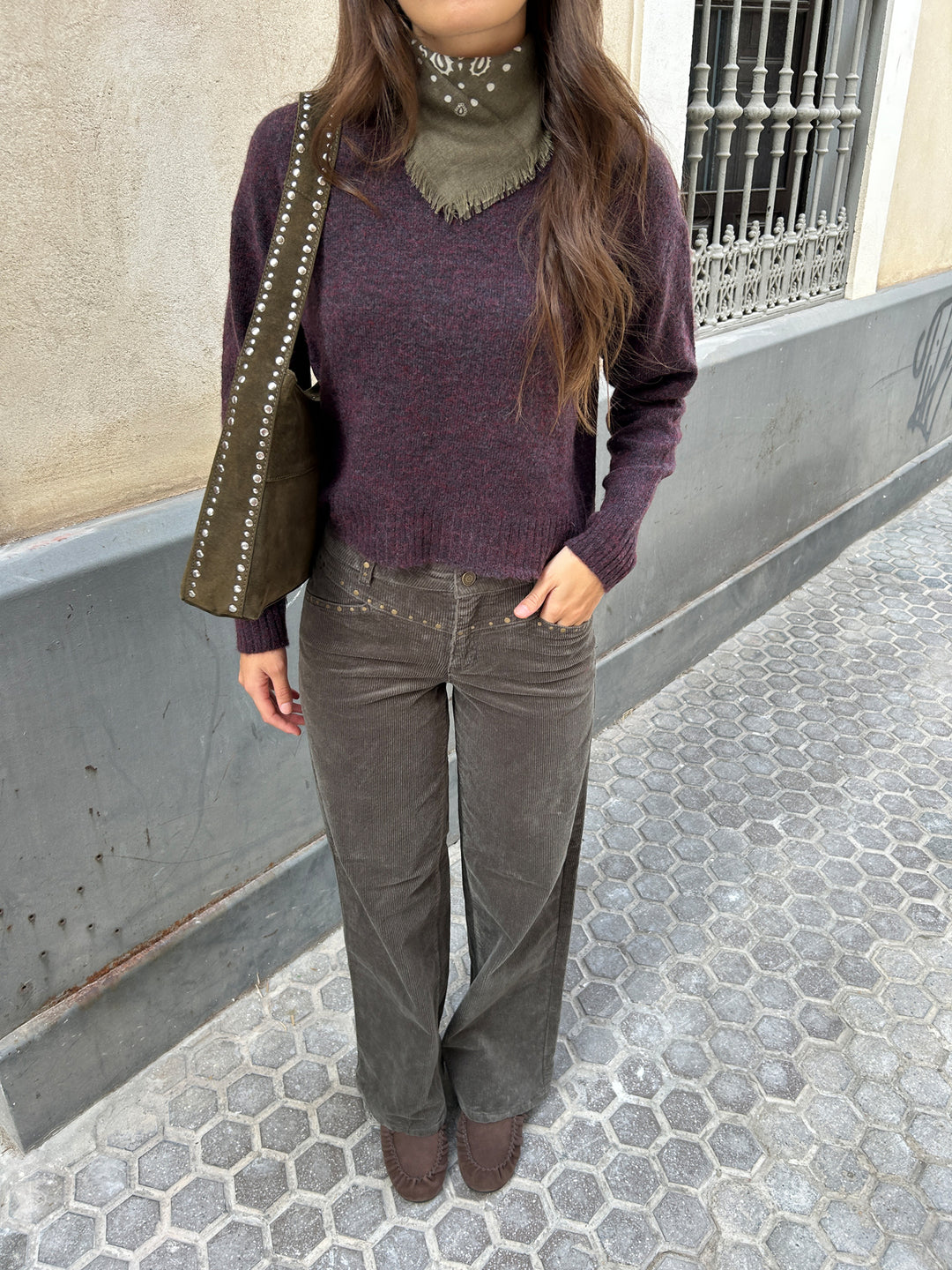 PANTALON PANA CANESU TACHAS