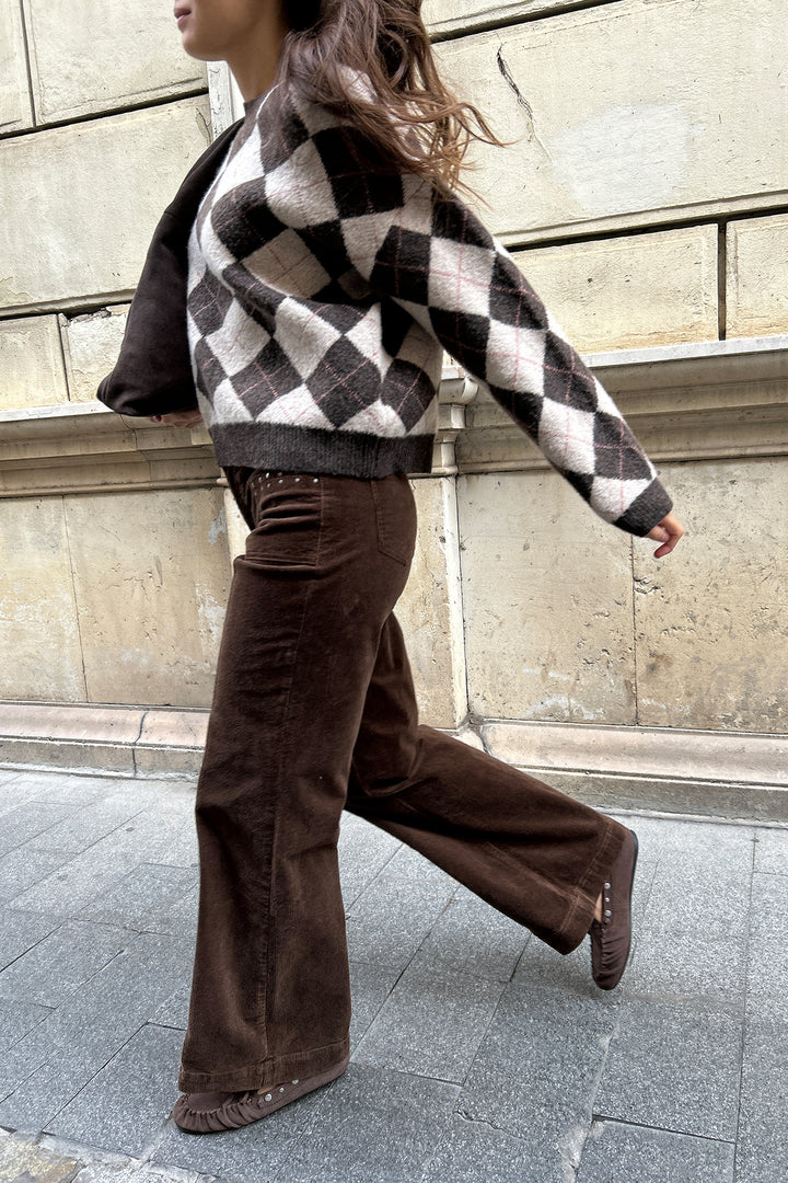 PANTALON PANA BOLSILLO TACHAS