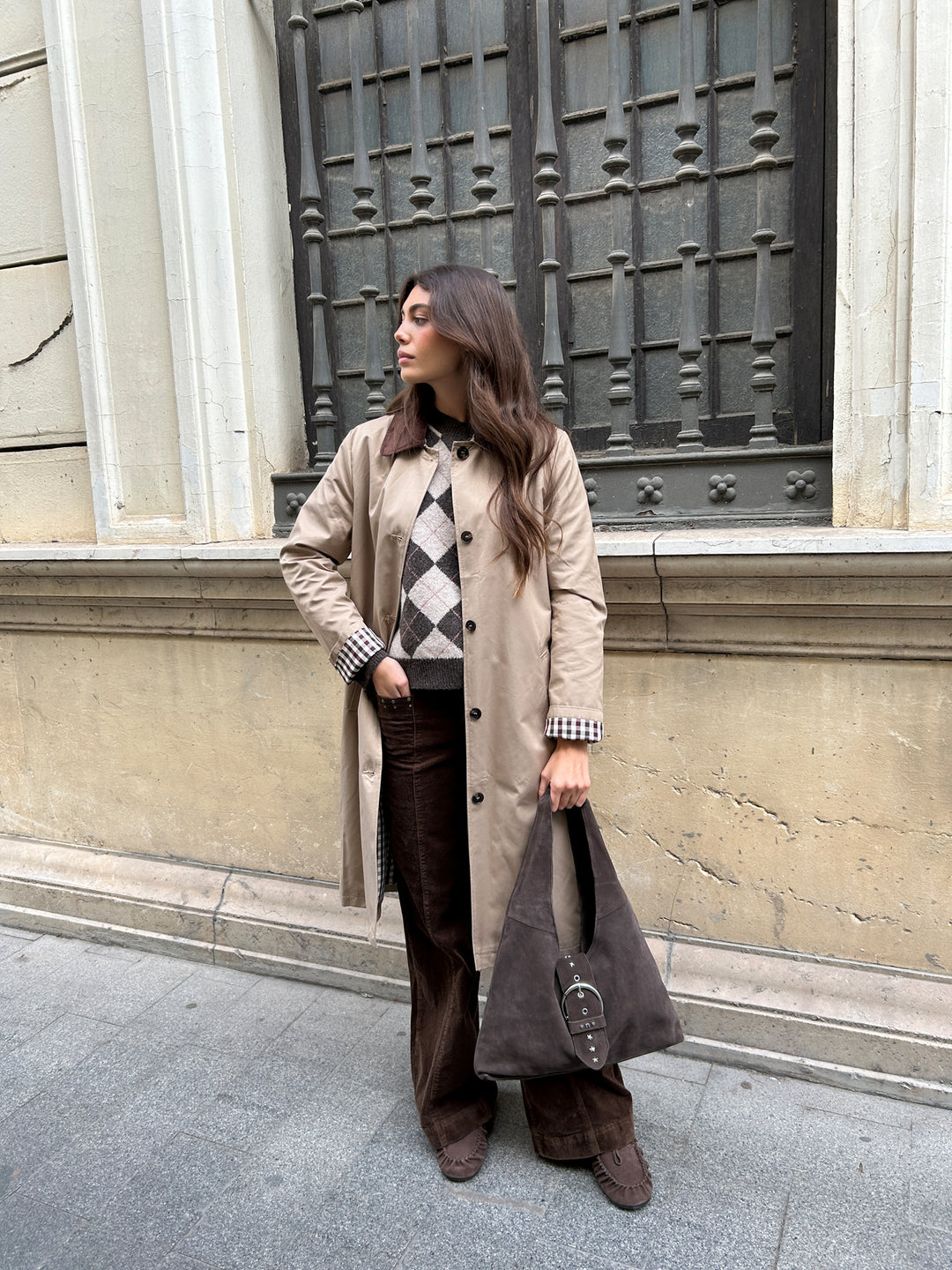 BOLSO SHOPPER PIEL HEBILLA