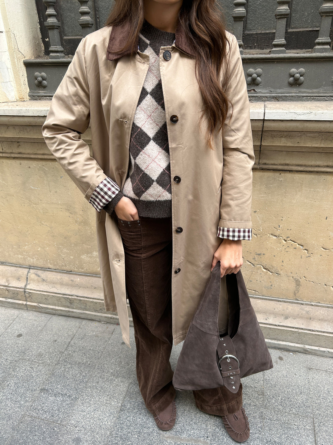 BOLSO SHOPPER PIEL HEBILLA