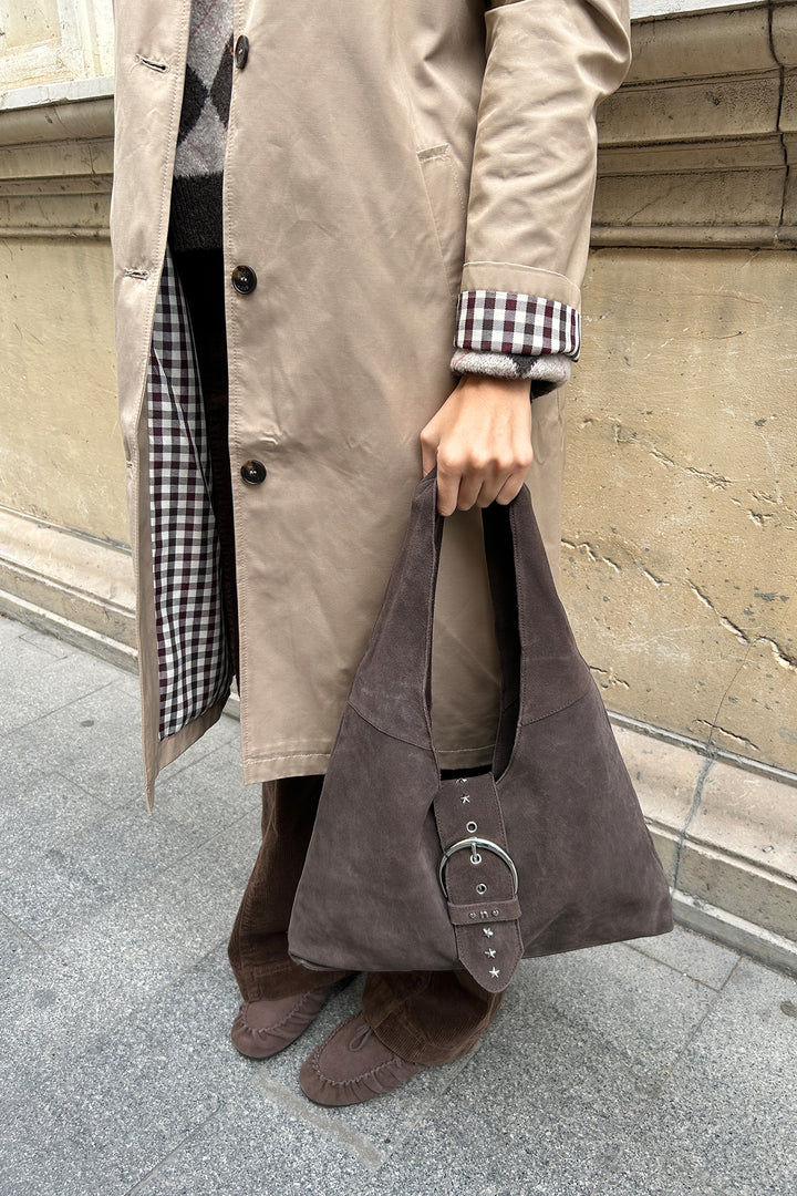 BOLSO SHOPPER PIEL HEBILLA