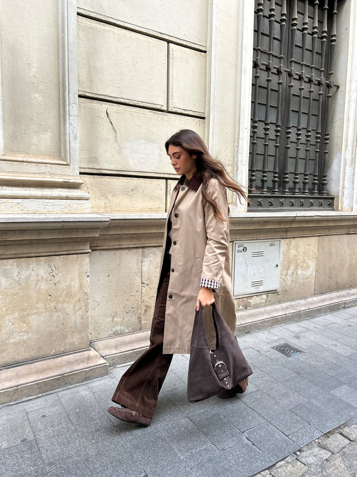 BOLSO SHOPPER PIEL HEBILLA