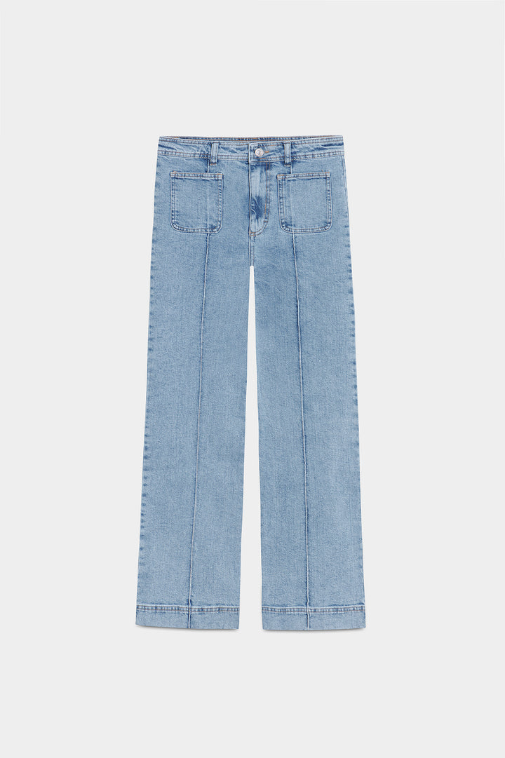 BASIC JEANS DENIM STITCHING