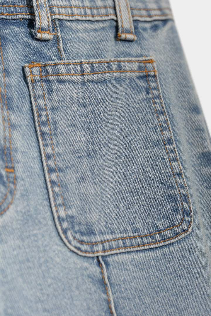 JEANS BASIC COSTURAS DENIM
