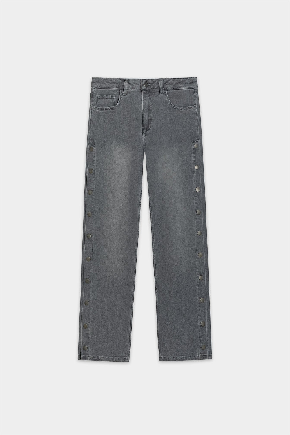 SIDE BUTTON JEANS
