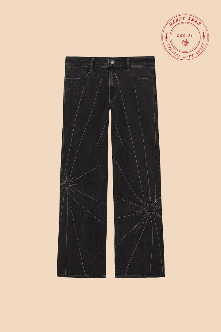 JEANS BRILLOS ESTRELLAS