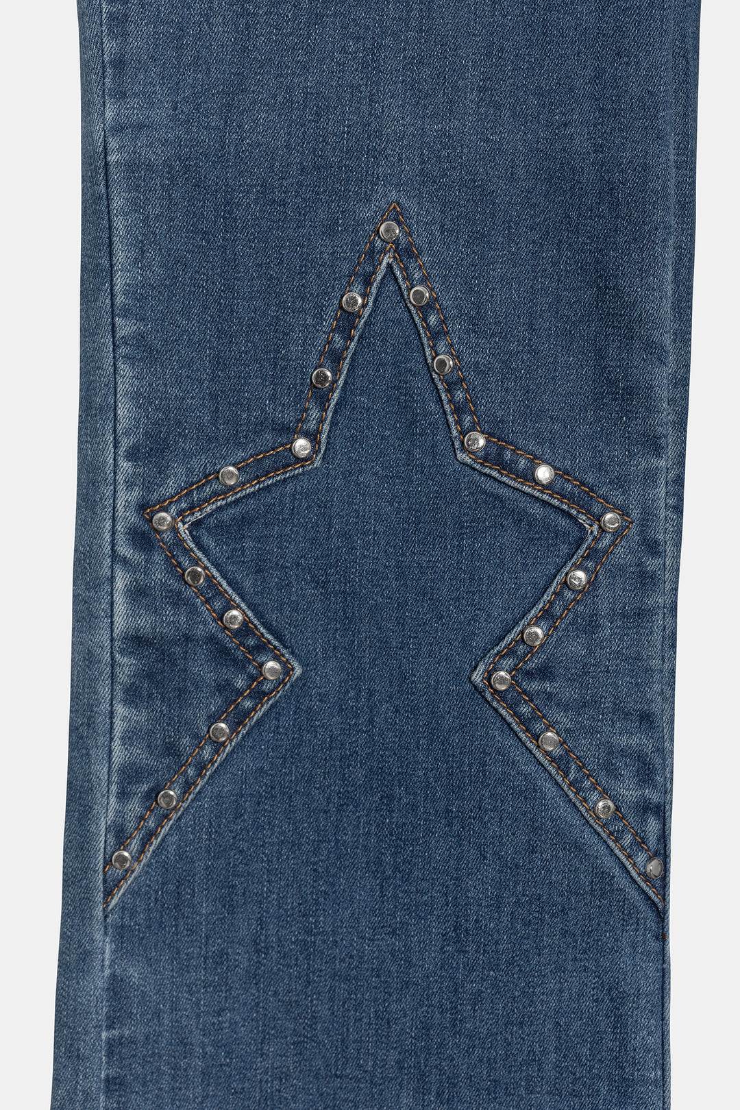 JEANS CAMPANA DENIM TACHUELAS