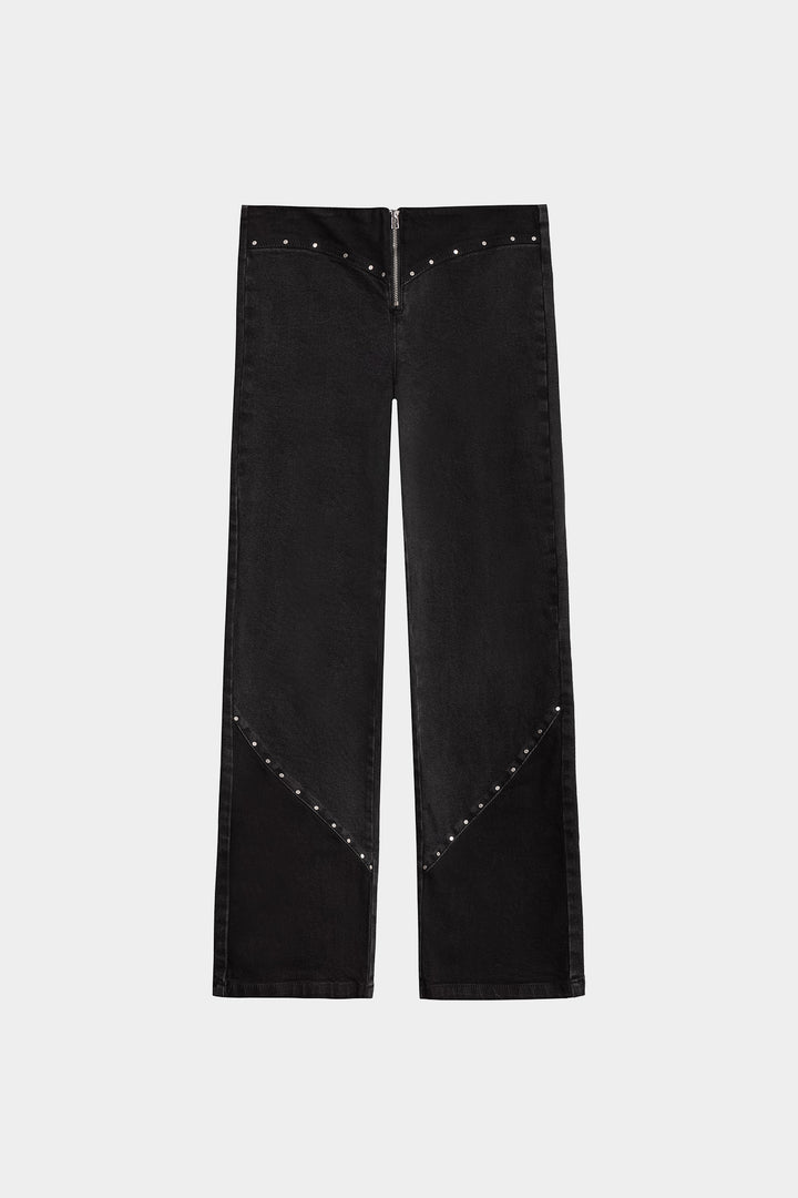 SHORT JEANS WITH STUDS