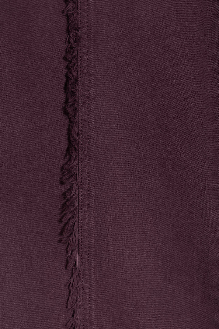 CONTRAST FRINGE STITCH JEANS