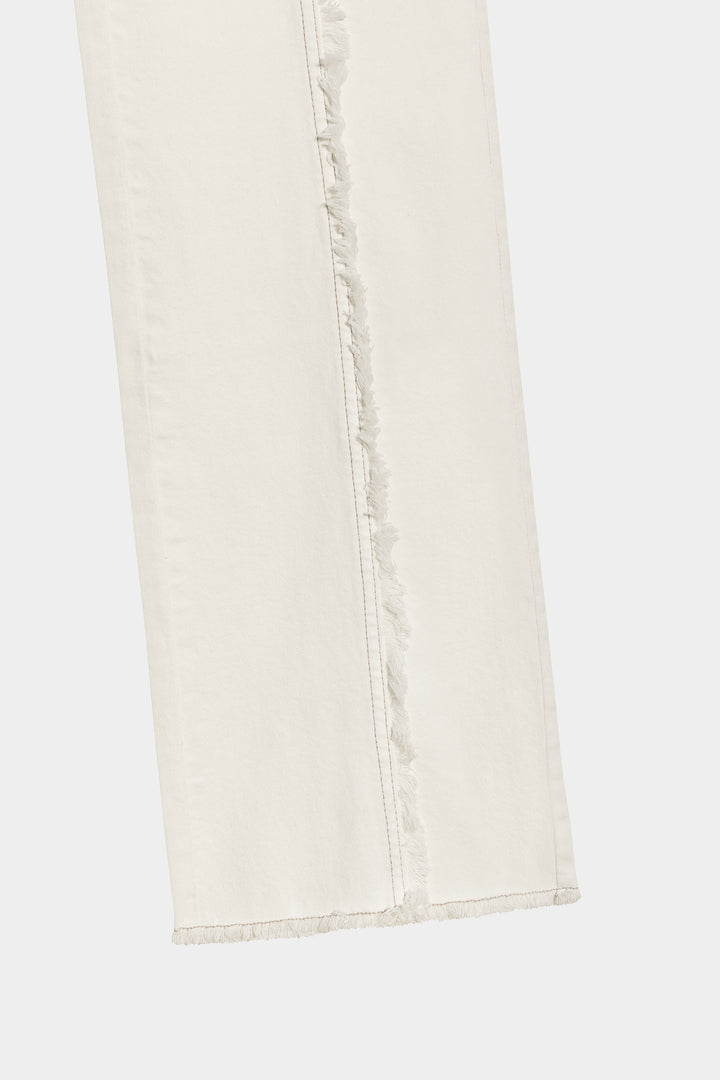 CONTRAST FRINGE STITCH JEANS