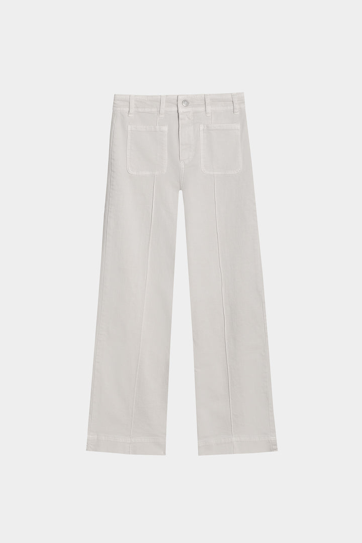 BASIC CULOTTE JEANS WITH SEAMS