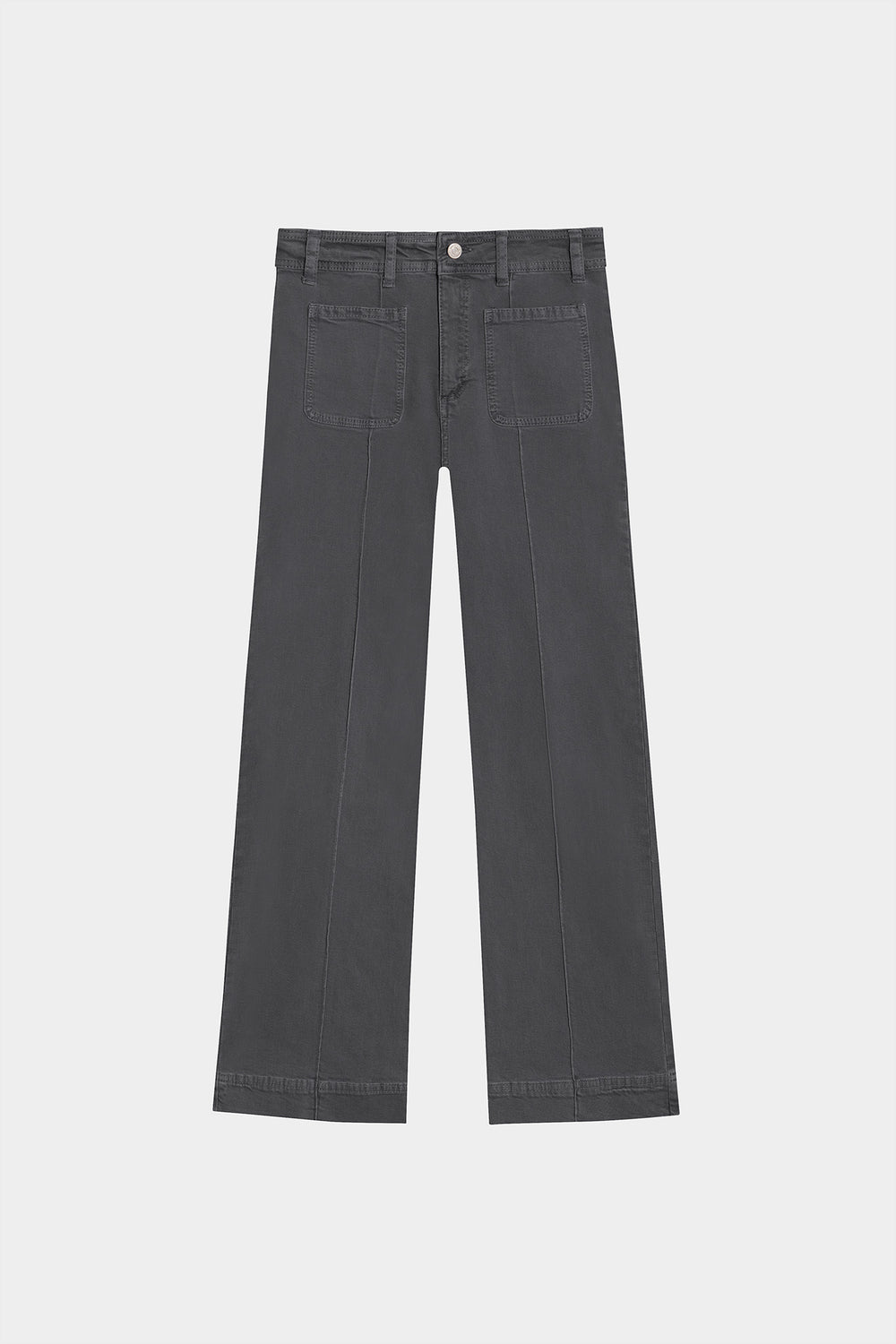 BASIC CULOTTE JEANS WITH SEAMS