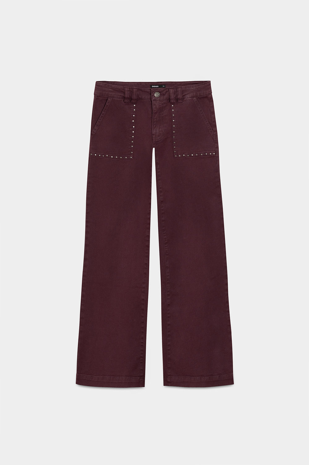 CULOTTE JEANS WITH POCKETS AND STUDS