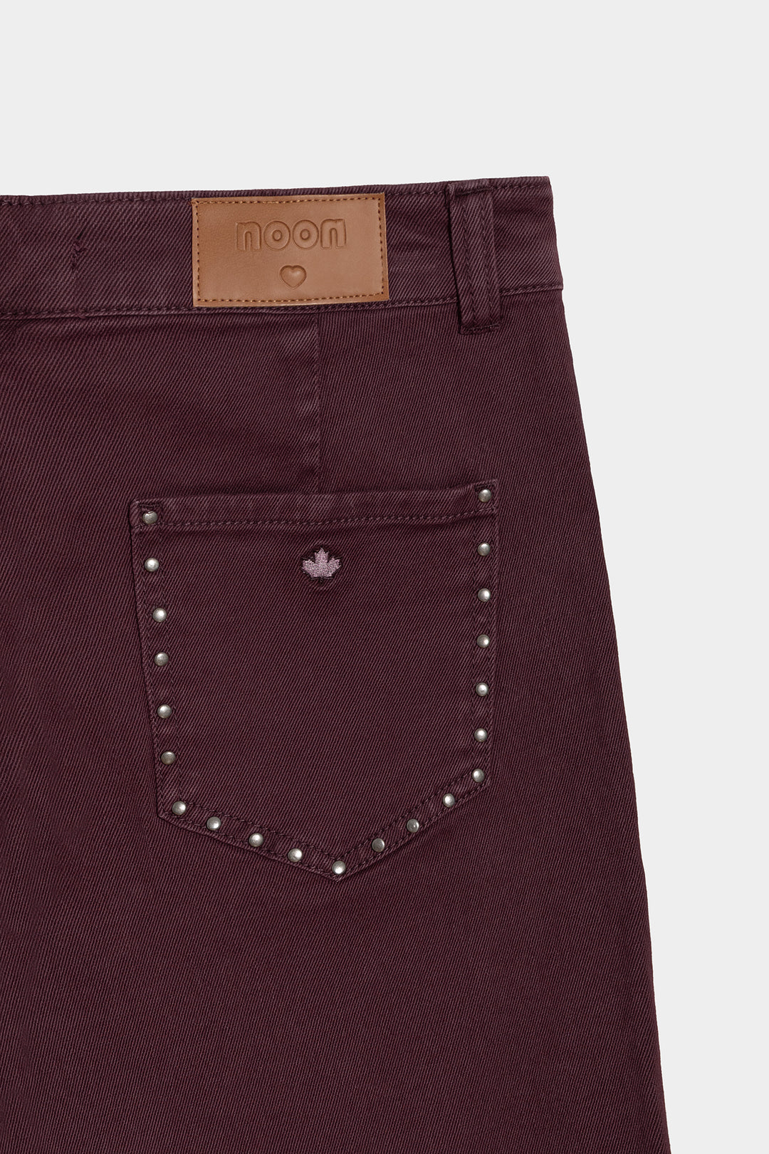 CULOTTE JEANS WITH POCKETS AND STUDS