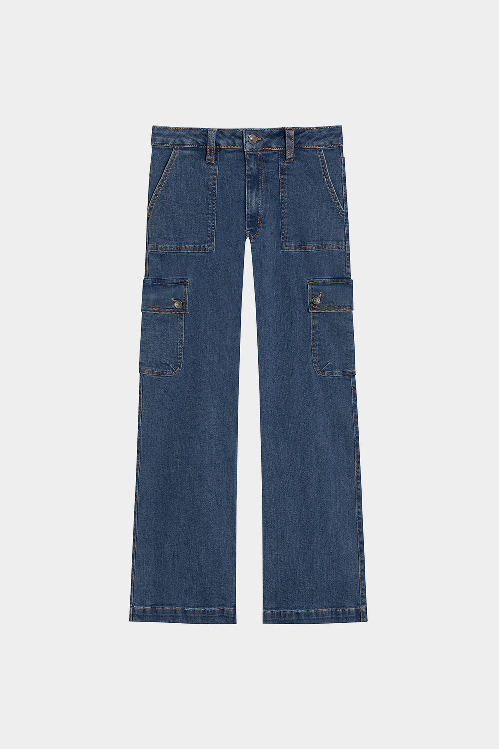 JEANS CULOTTE CARGO DENIM