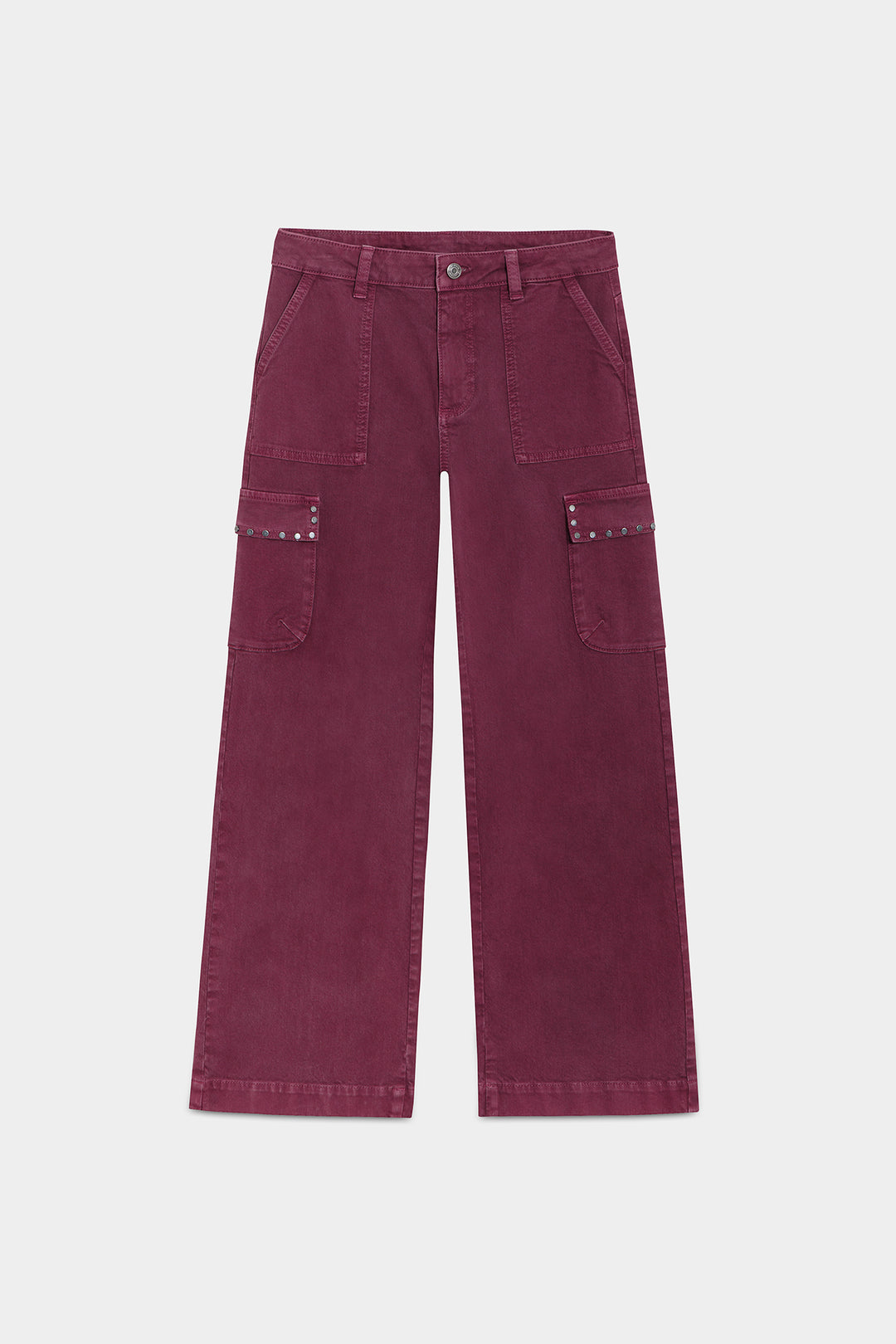 JEANS CULOTTE CARGO TACHAS