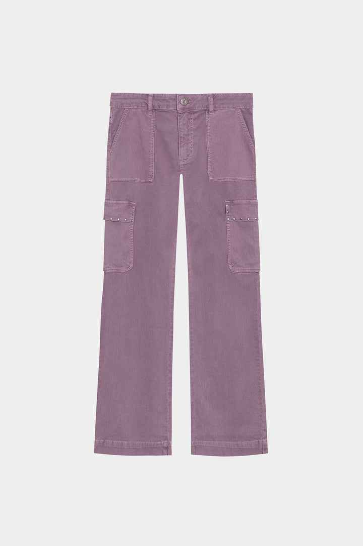 JEANS CULOTTE CARGO ESTUDADO