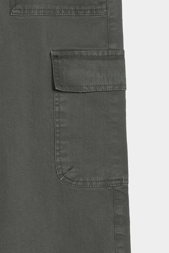 JEANS CARGO CULOTTE