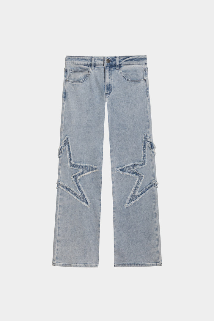 JEANS ESTRELLAS DESFLECADAS