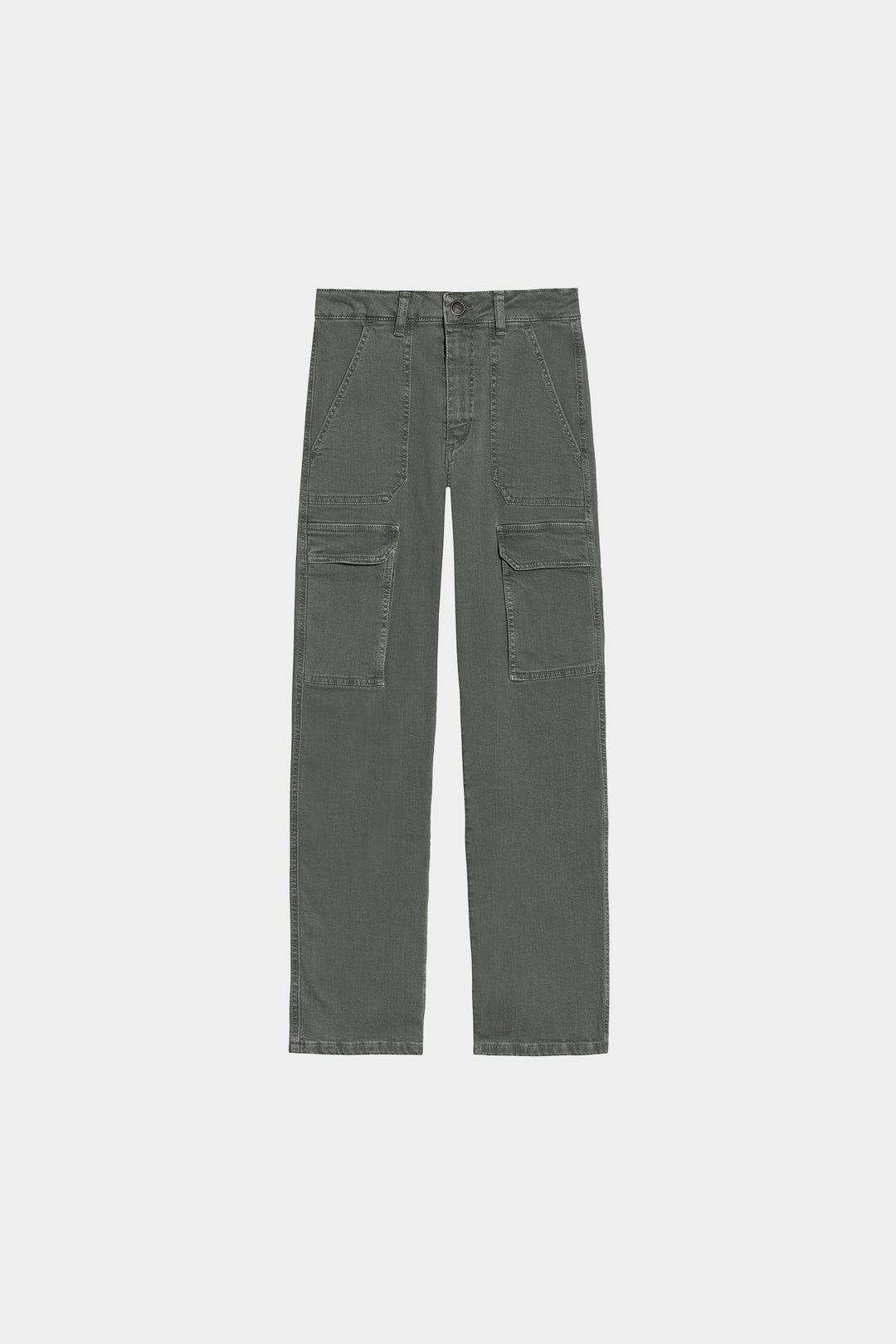 HIGH RISE CARGO JEANS