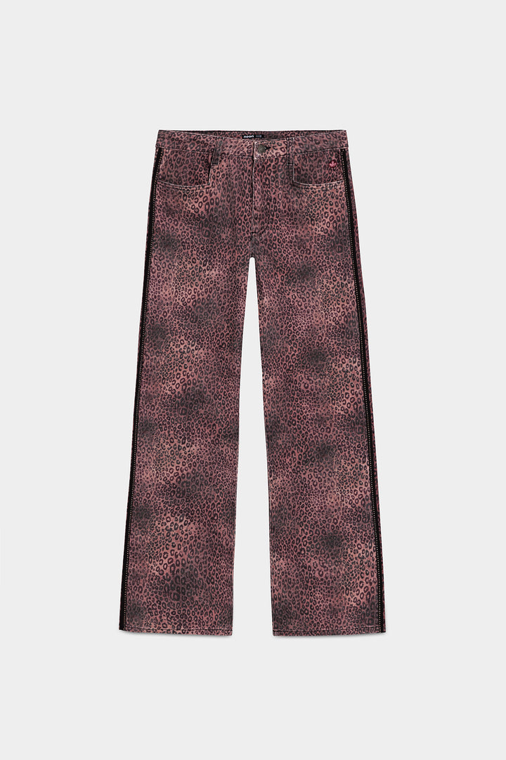 LEOPARD RELAXED JEANS