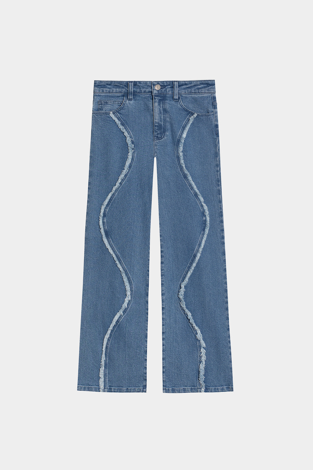 JEANS DENIM WAVE COM FRANJAS