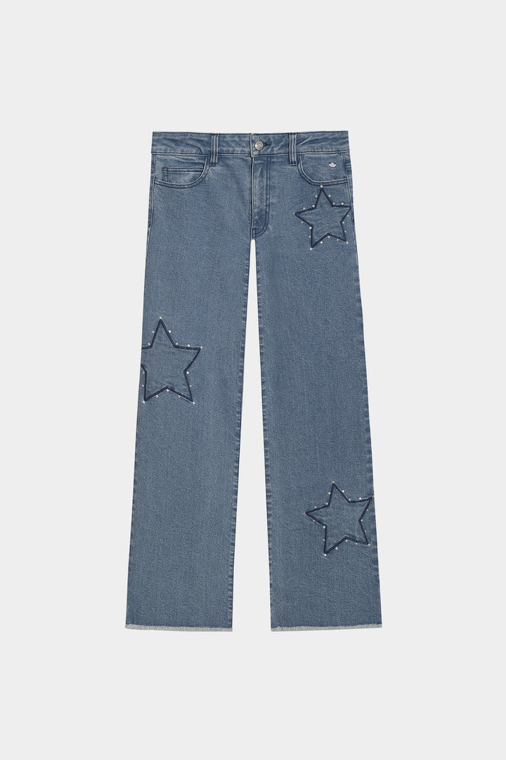 JEANS PATCHWORK ESTRELLAS