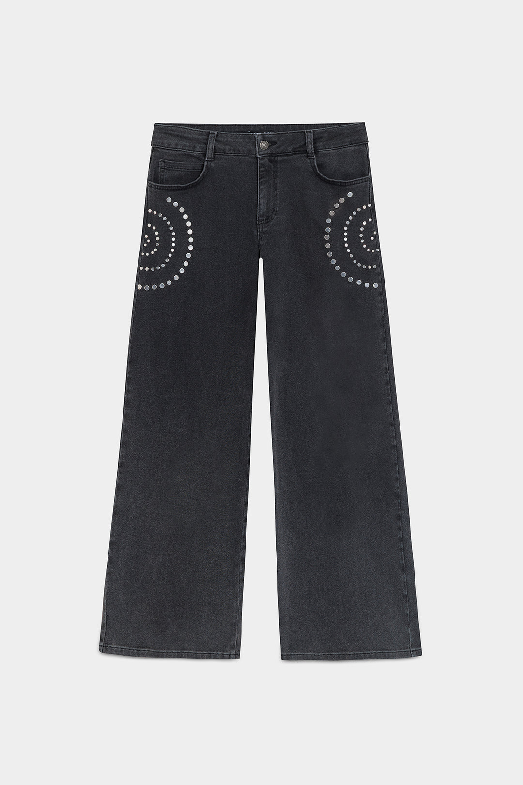 JEANS RELAXED TACHAS ESPIRAL