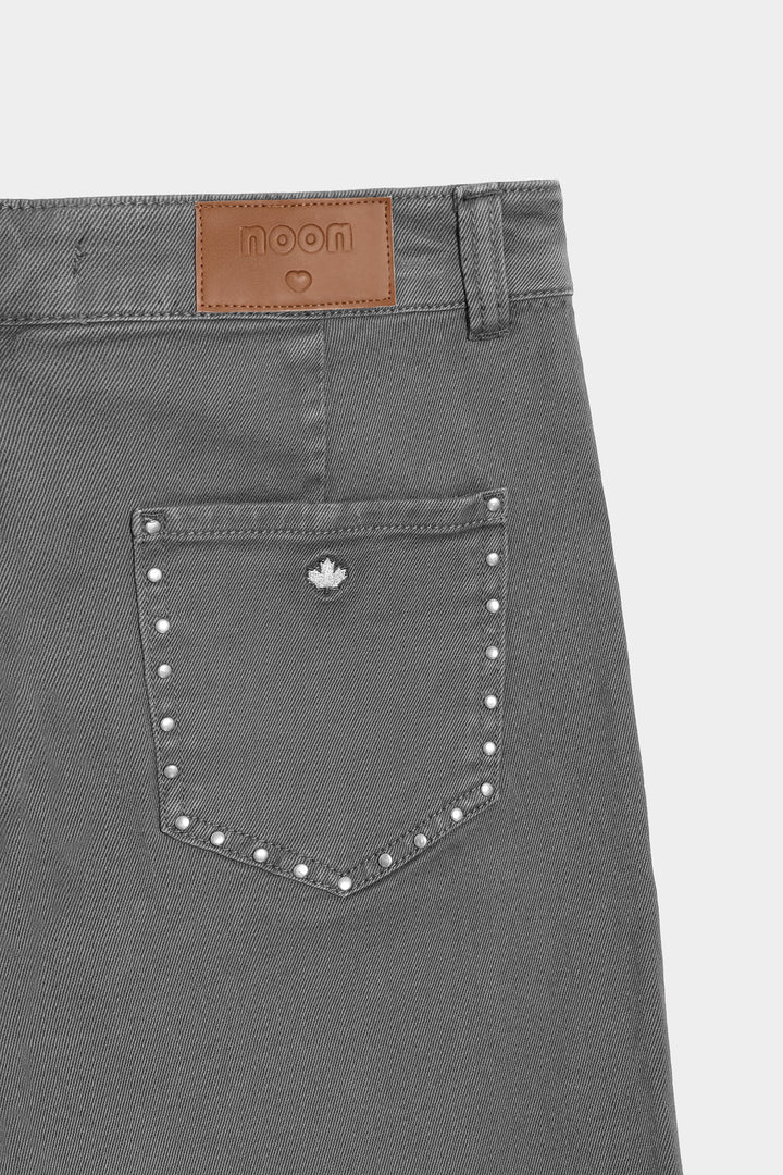 JEANS CULOTTE BOLSILLOS TACHAS