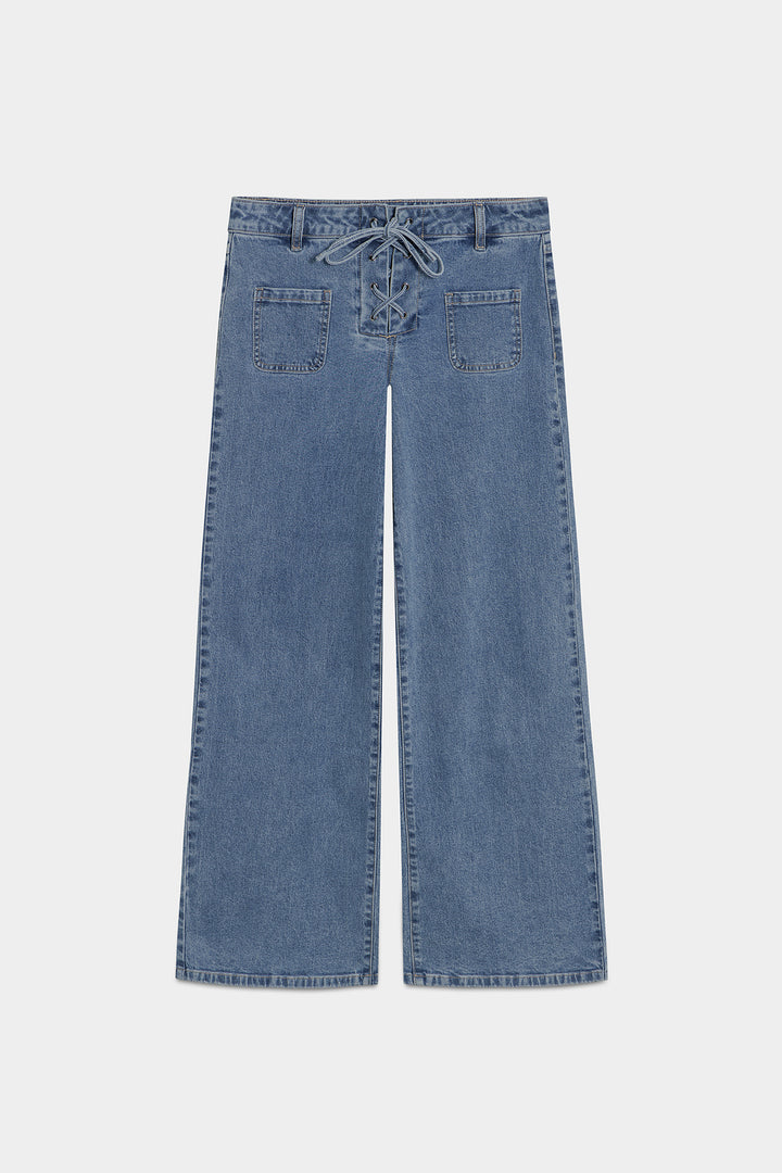 JEANS WIDELEG BOLSILLOS LAZADA