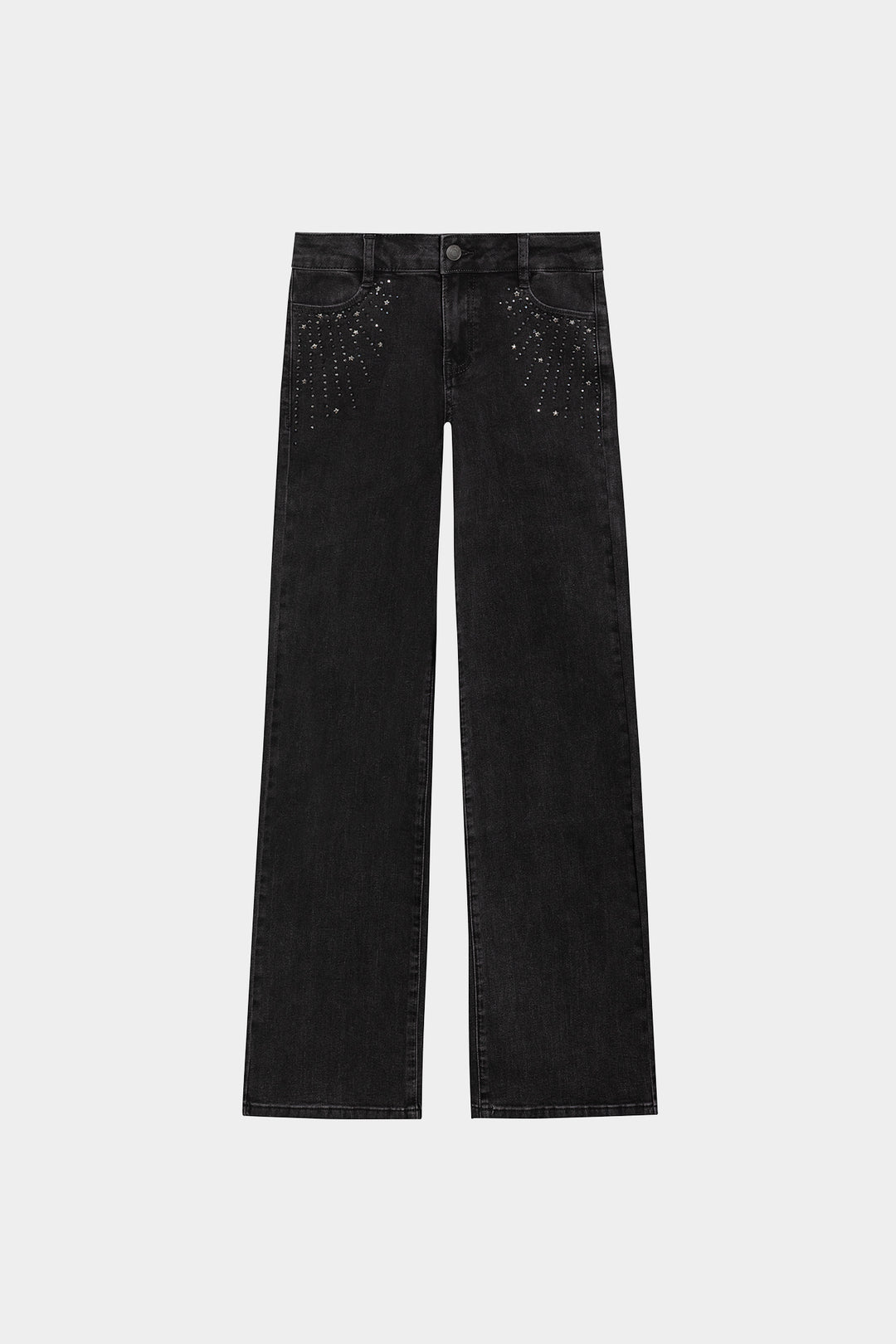 WIDELEG JEANS WITH SHIMMER