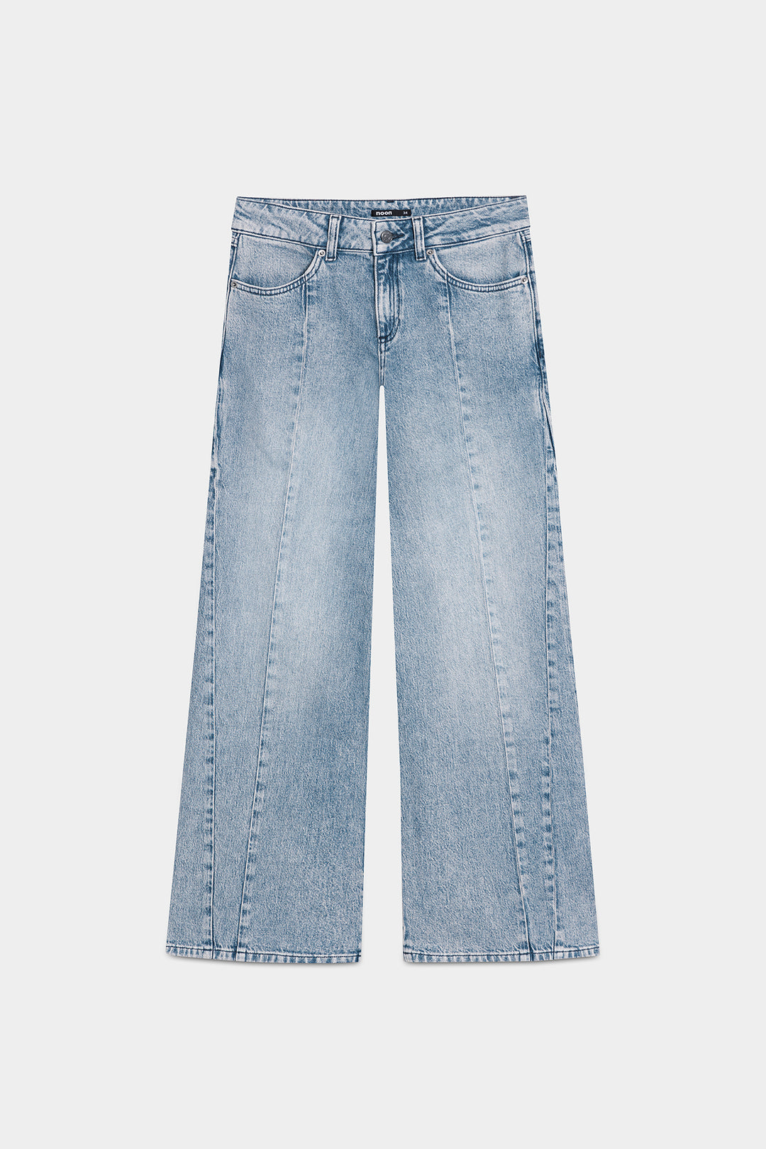 JEANS WIDELEG CORTES DENIM
