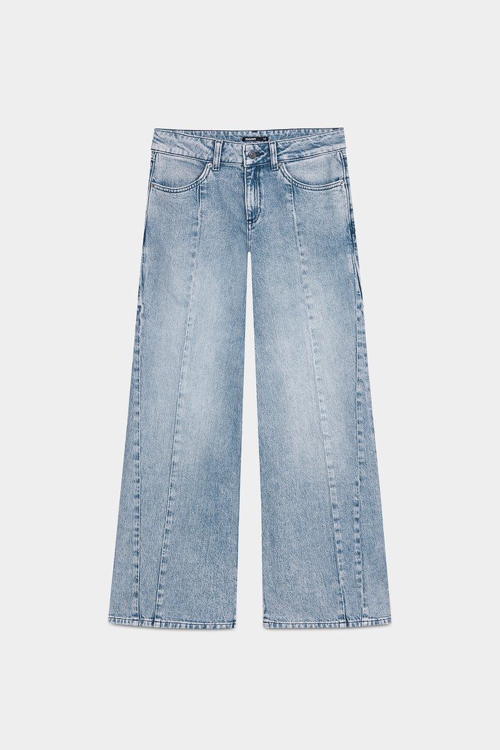 JEANS WIDELEG CORTES DENIM