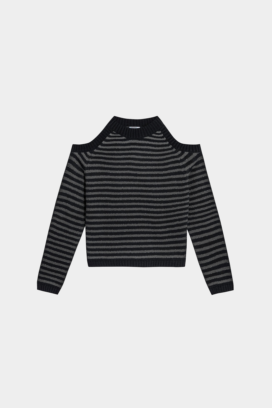 CAMISETA COM ABERTURAS LISTRADAS