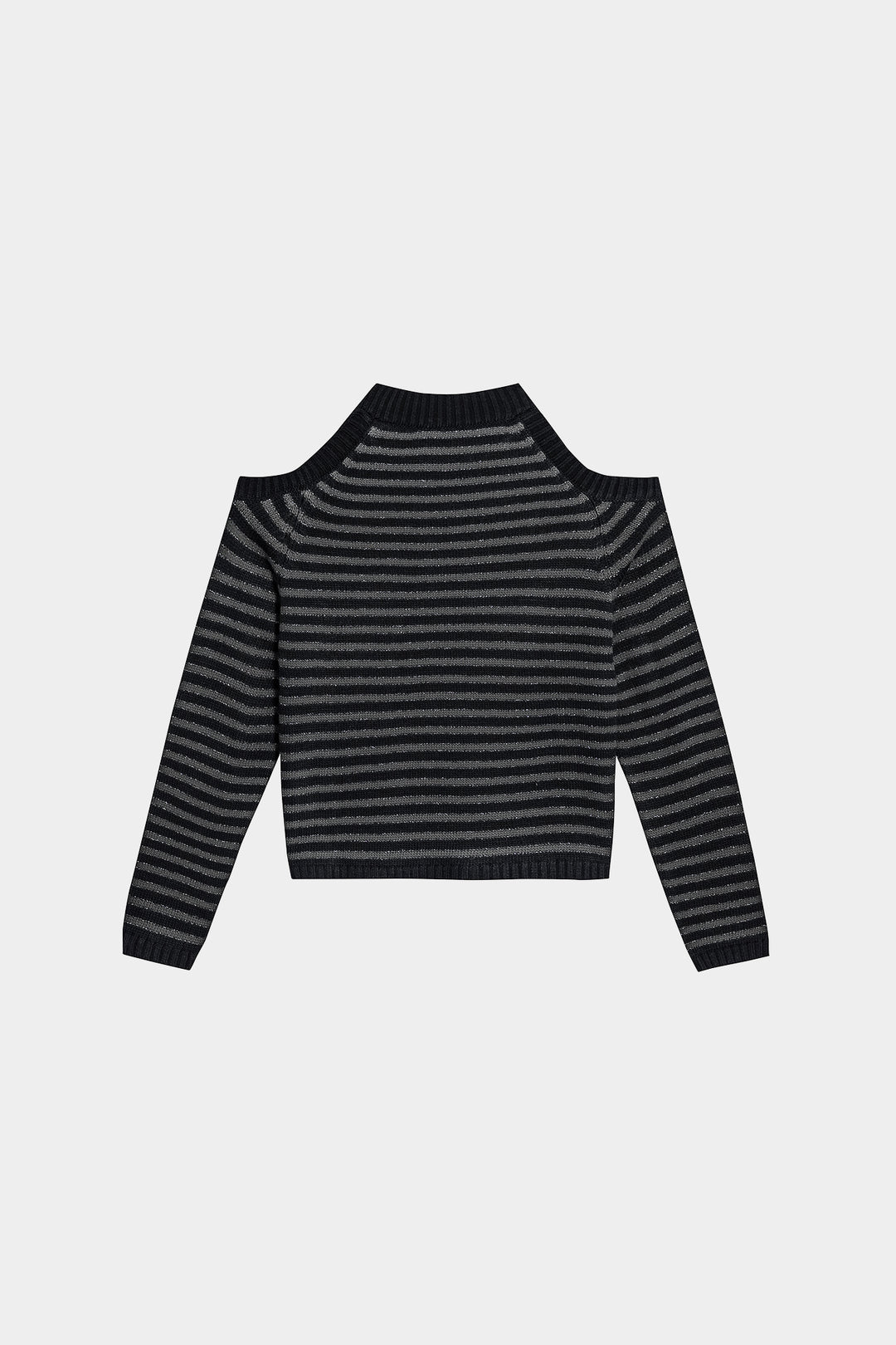 CAMISETA COM ABERTURAS LISTRADAS