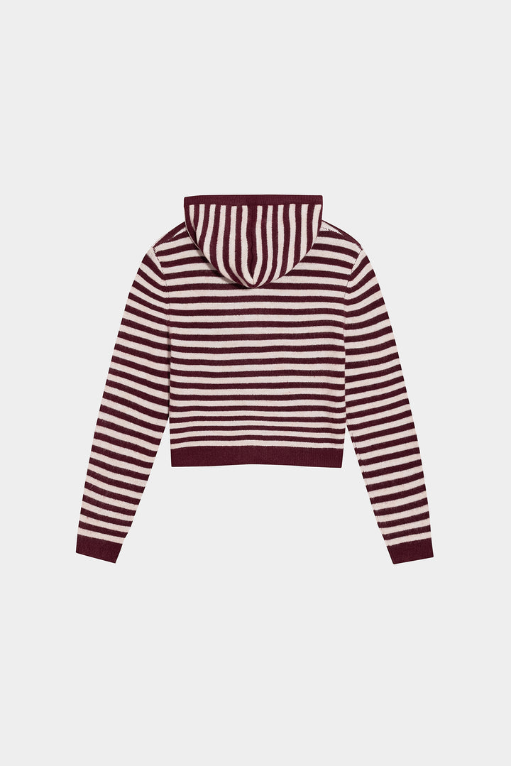 CAMISA COM CAPUZ LISTRADA