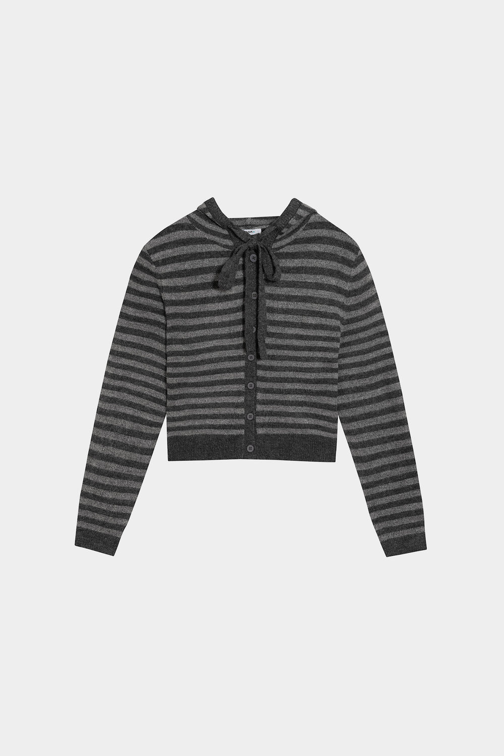 STRIPED HOODED JERSEY