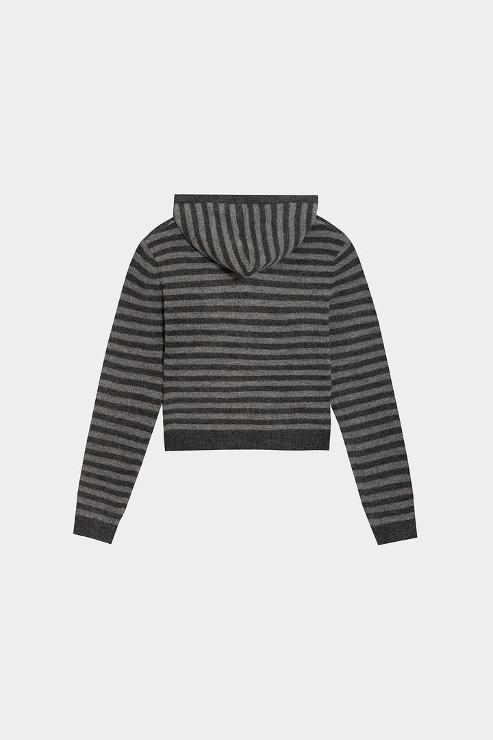 CAMISA COM CAPUZ LISTRADA