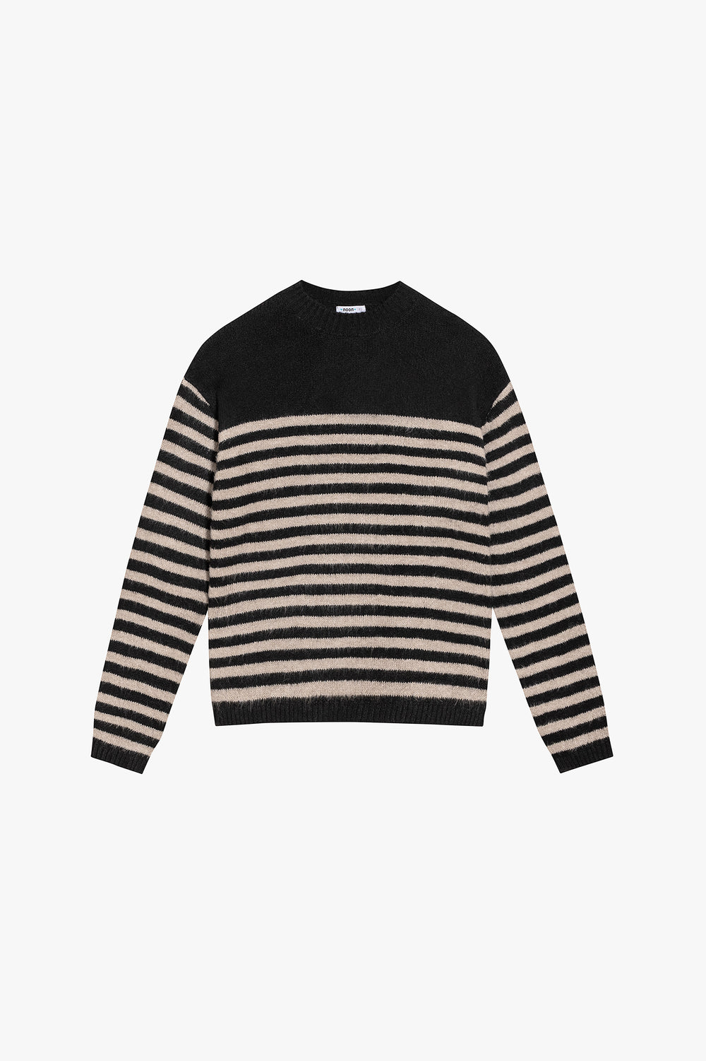 STRIPED BOX NECK JERSEY