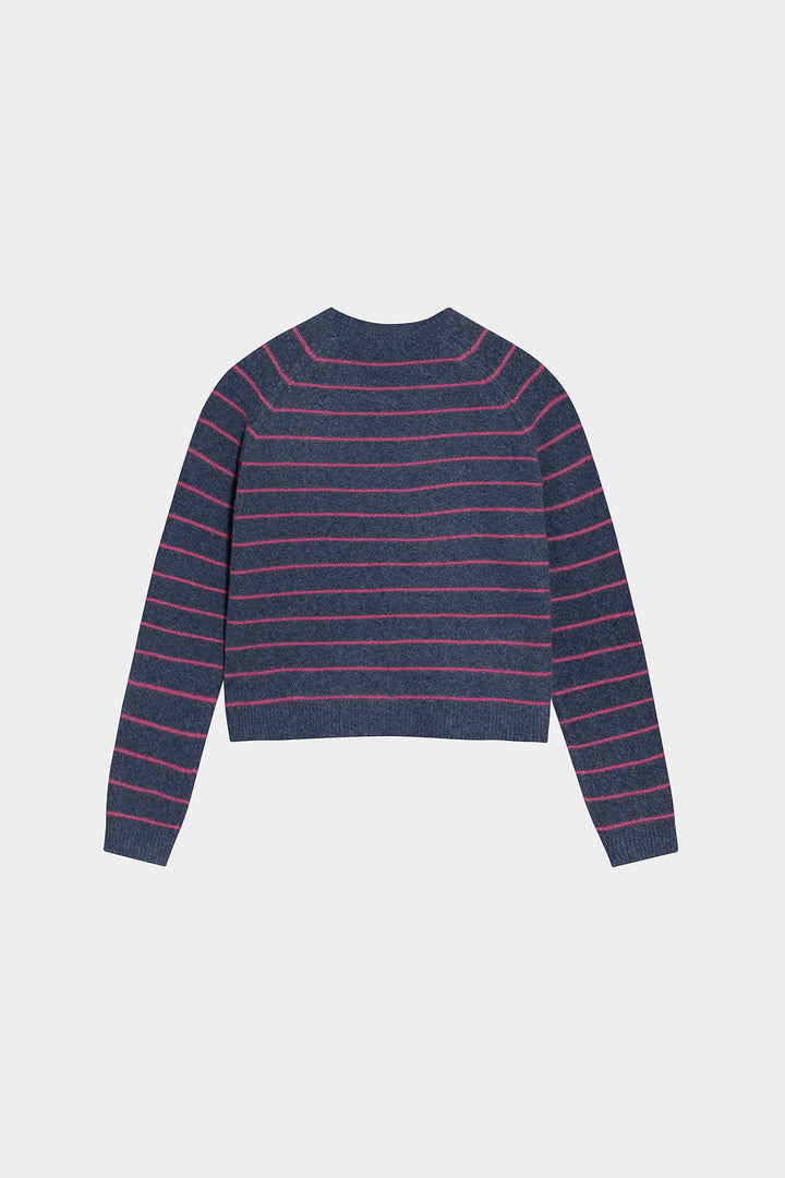 JERSEY COM GOLA BOXE LISTRADA