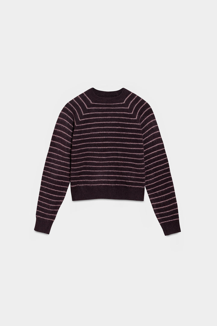 CAMISA DE GOLA QUADRADA LISTRADA